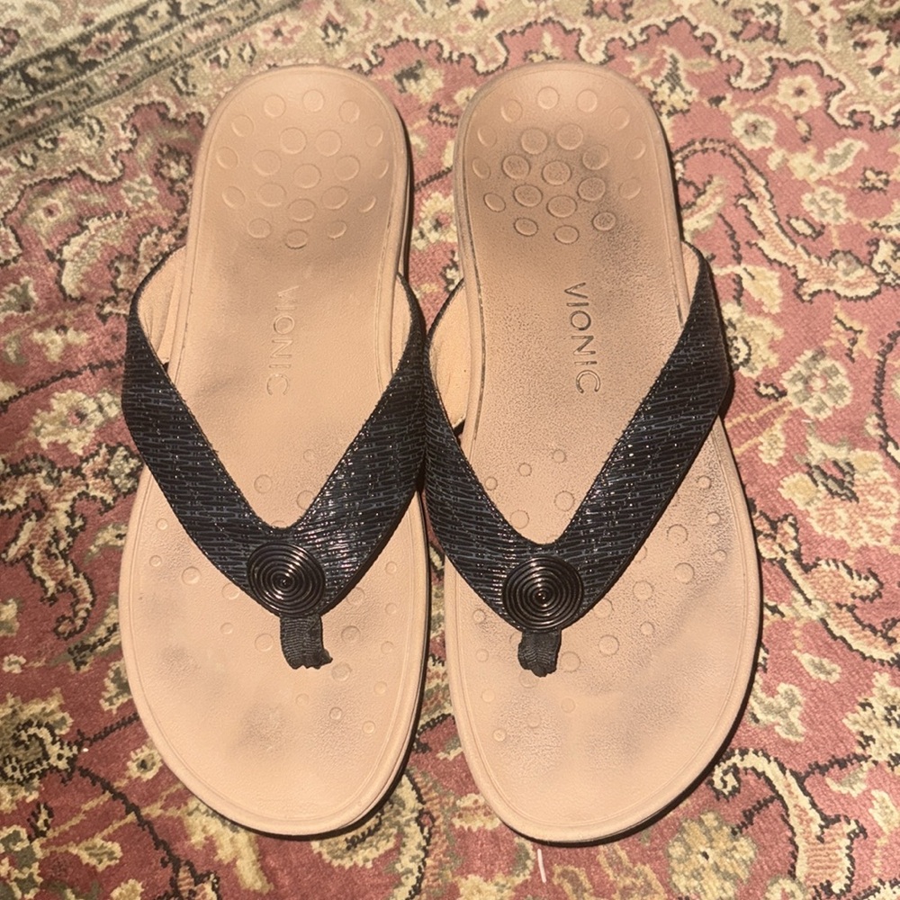 Vionic Pilar Toe Post Platform Thong Sandals - image 4
